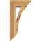 Ekena Millwork Legacy Traditional Rough Sawn Bracket w/ Offset Brace, Western Red Cedar, 6"W x 14"D x 26"H BKT0604X14X26LEC01RWR - alternate 3